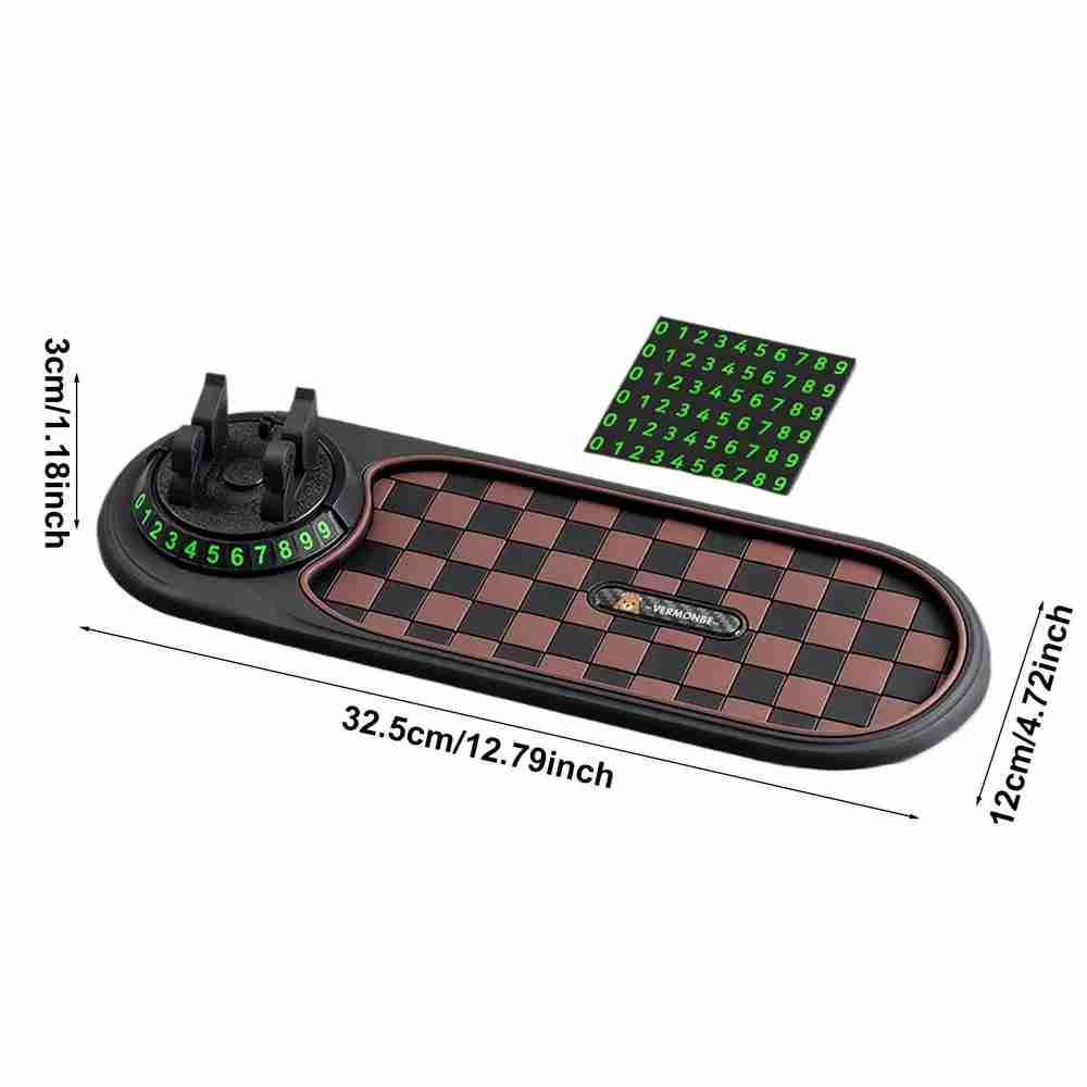 Anti-Slip Car Phone Mat with 360° Rotatable Holder – Dashboard Accessory Mobile Arcade Ltd