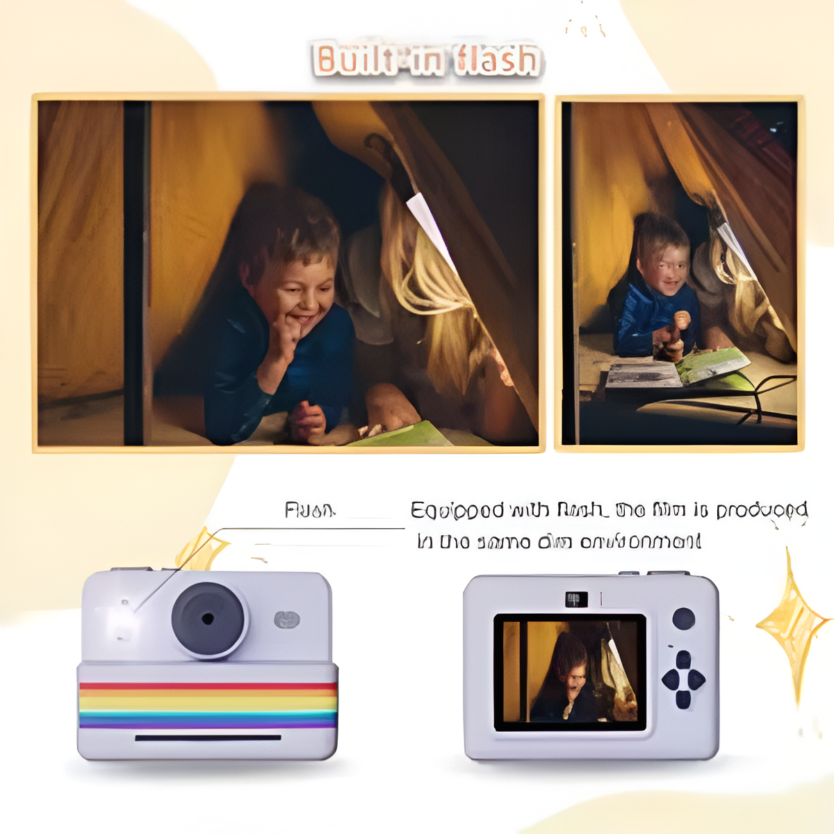 Kids Digital Camera with Instant Printer – 2.8" HD Photo & Video Toy Gift Mobile Arcade Ltd