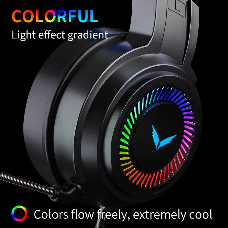 G60 Gaming Headset with 7.1 Virtual Surround Sound, Bass & LED Mic for PC Mobile Arcade Ltd