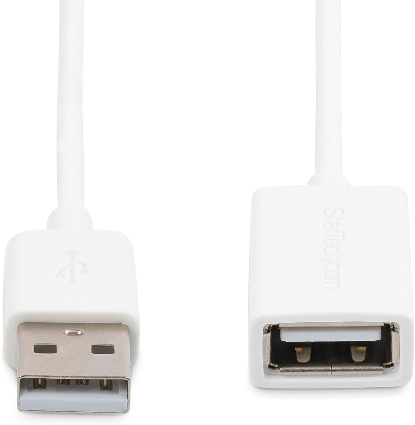 USB 2.0 Extension Cable 1M A Male to Female White Data Sync Charging Cord Mobile Arcade Ltd
