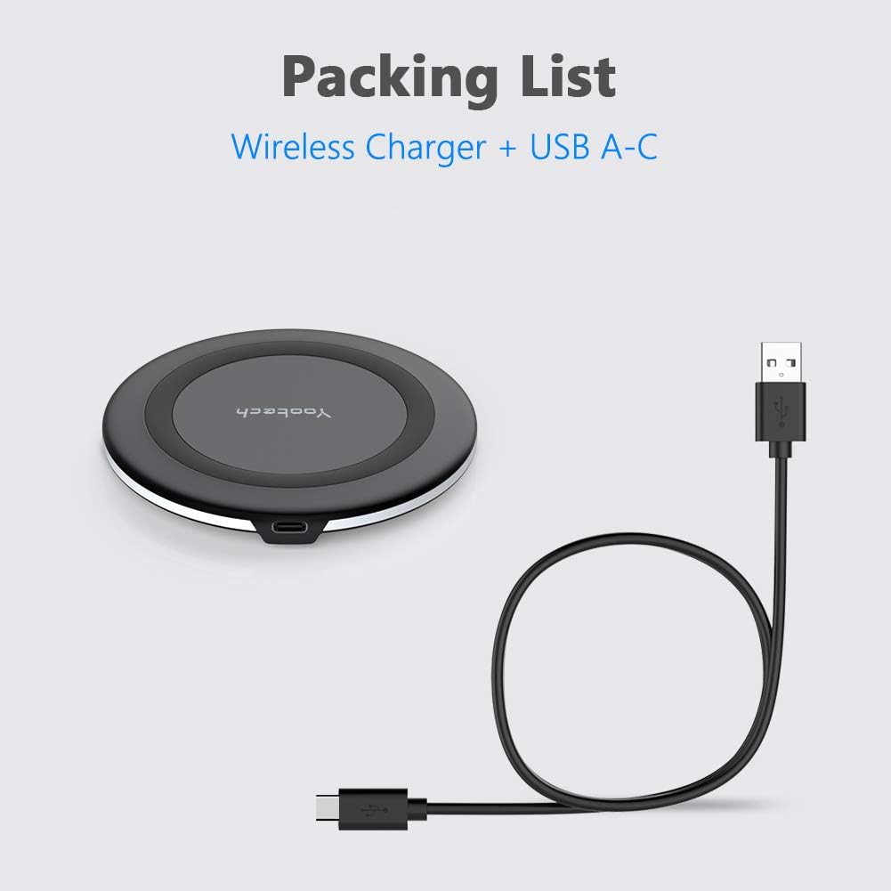 Fast Wireless Charging Pad 10W for iPhone, Samsung, AirPods & Google Pixel Mobile Arcade Ltd