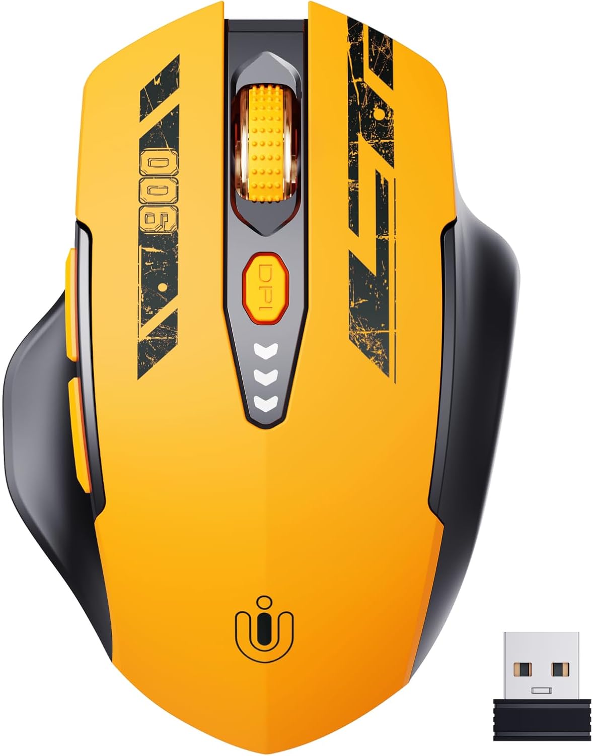 Uineer Rechargeable Wireless Mouse with DPI Control & Battery Display Mobile Arcade Ltd