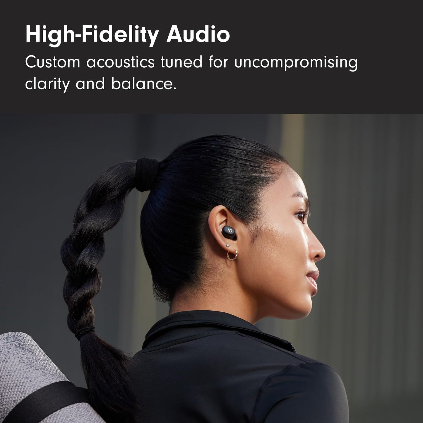 Solo Buds Bluetooth Earbuds, 18H Battery, Mic, Android & iOS, Matte Black Mobile Arcade Ltd