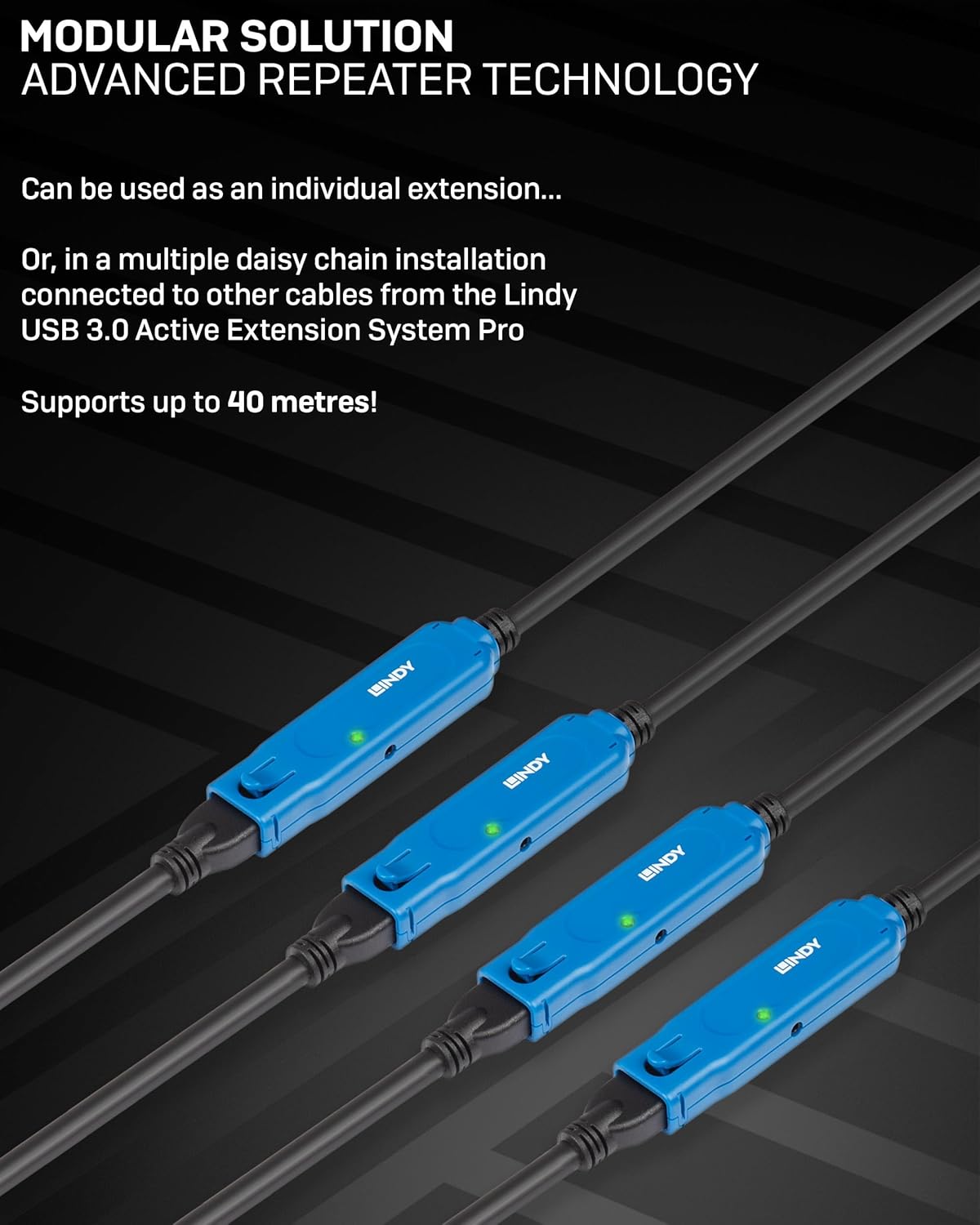 10m USB 3.0 Active Extension Cable – Repeater, 5Gbps, Long-Distance USB Cord Mobile Arcade Ltd