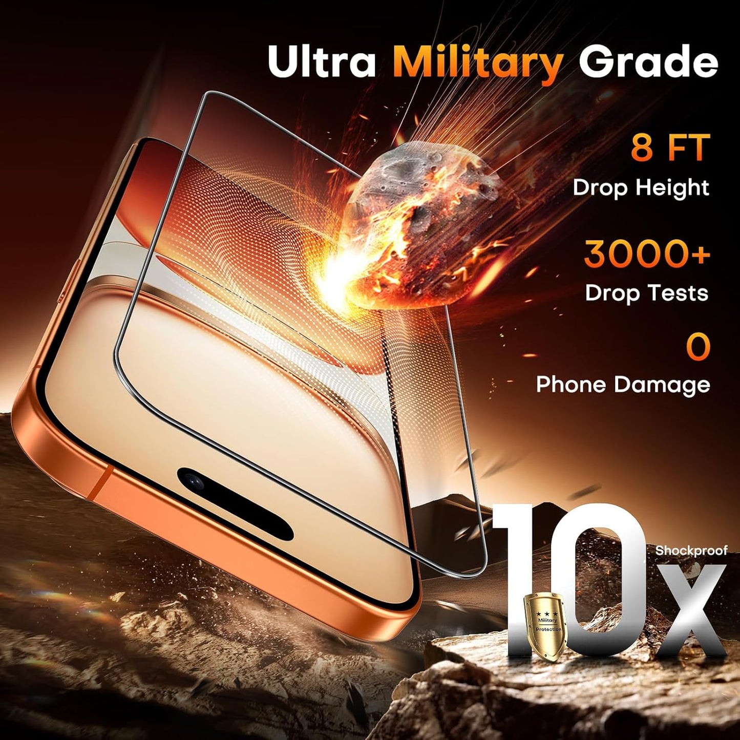 TOCOL 2 Pack Screen Protector for iPhone 17 6.3", HD Clear Tempered Glass Mobile Arcade Ltd