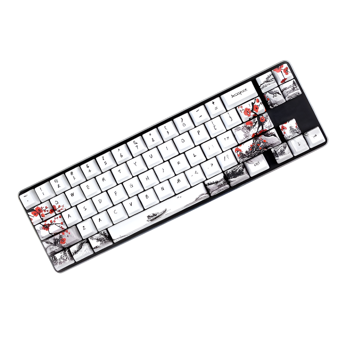 MOLGRIA Plum Blossom Keycaps Set – 71 Keys OEM PBT for MX Keyboards Mobile Arcade Ltd