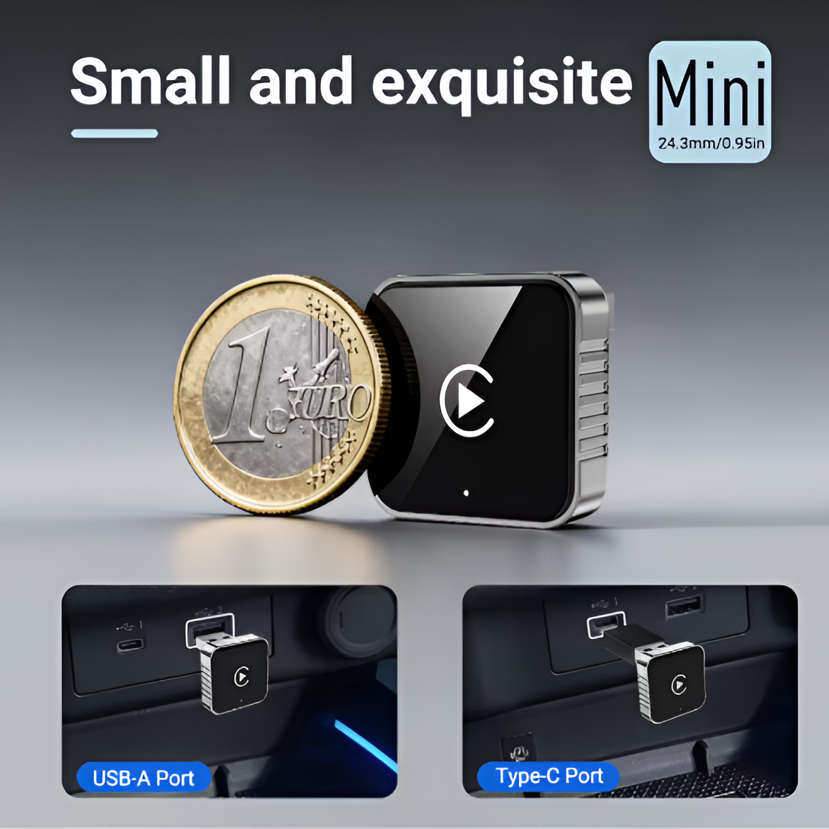 XUDA 2-in-1 Wireless CarPlay & Android Auto Adapter for OEM Car Stereos Mobile Arcade Ltd