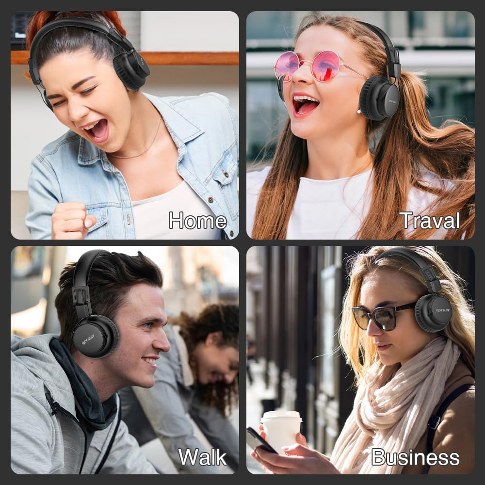 Gorsun Wireless Bluetooth Headphones – Foldable, Mic, 40mm Drivers Mobile Arcade Ltd