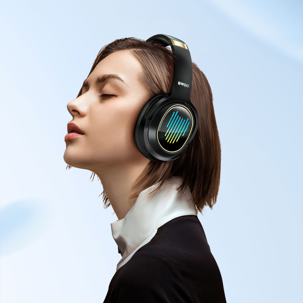 Wireless Over-Ear Headset - BT5.4, Noise Cancelling, 50H Playtime - BW586 Mobile Arcade Ltd