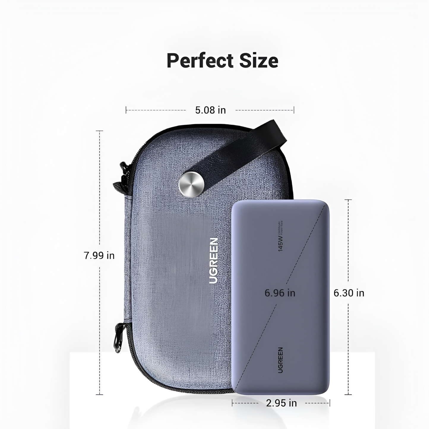 Portable Travel Electronics Organizer Bag, Small Waterproof Gadget Cable Case Mobile Arcade Ltd