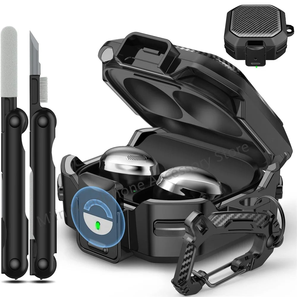 Carbon Fibre Protective Case for Samsung Galaxy Buds FE/Pro/Buds2 Pro/Live Mobile Arcade Ltd