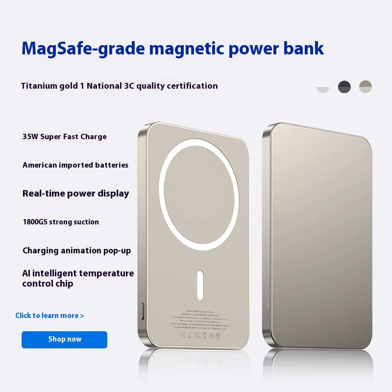Magnetic Wireless Power Bank Magsafe Mobile Arcade Ltd