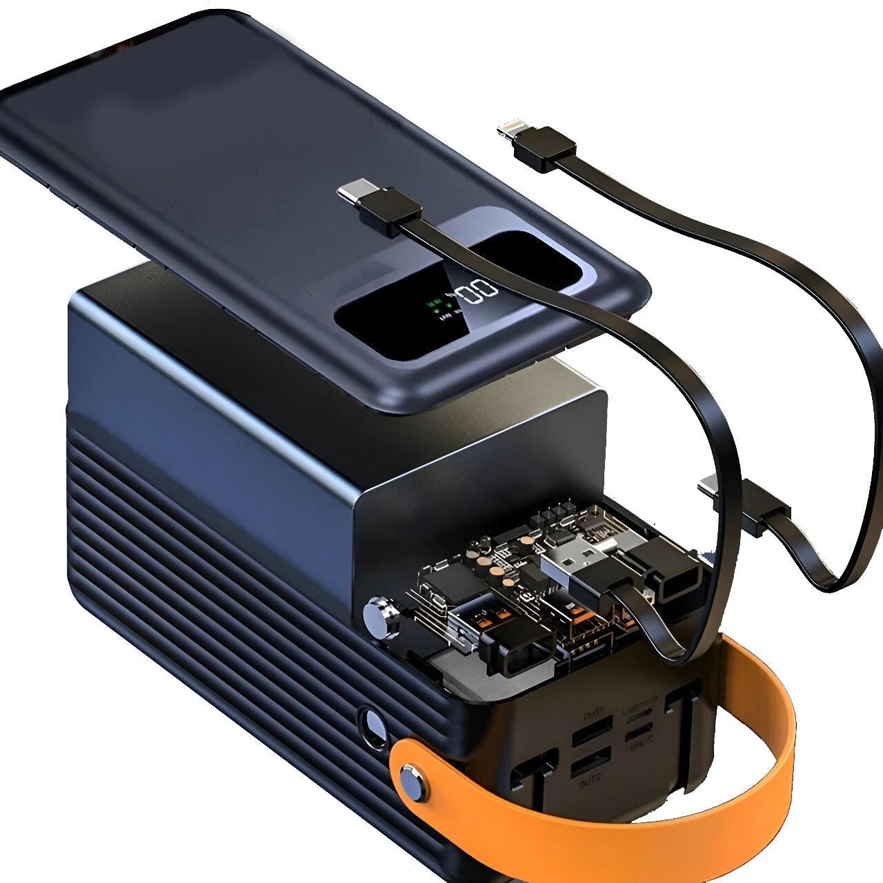 60000mAh Power Bank Super Big Capacity USB-C & 2xUSB-A Fast Charging Portable. Mobile Arcade Ltd