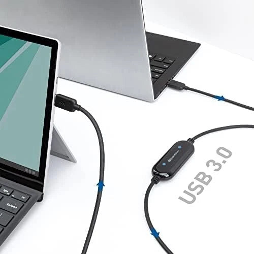 USB 3.0 Data Transfer Cable PC to PC for Windows and Mac Computer, 6.6 ft, NEW Mobile Arcade Ltd