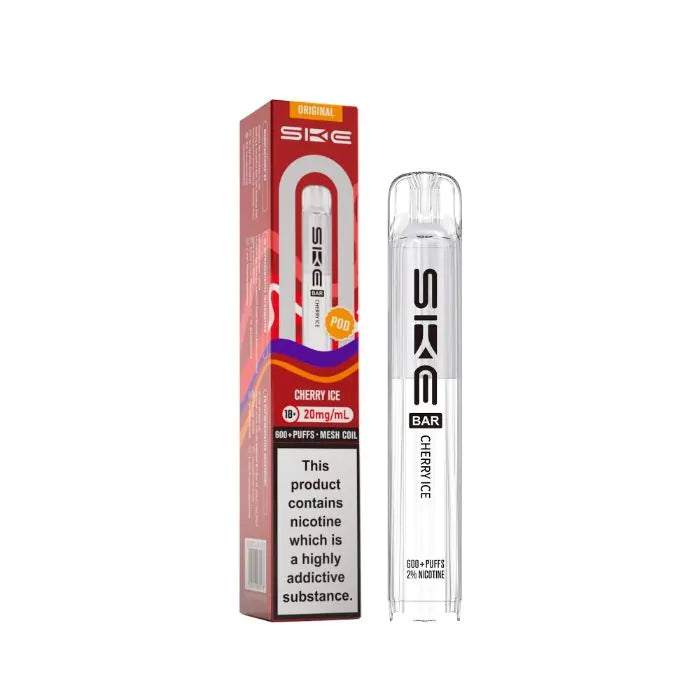 SKE Crystal Bar Cherry Ice 20mg Disposable Vape Mobile Arcade Ltd
