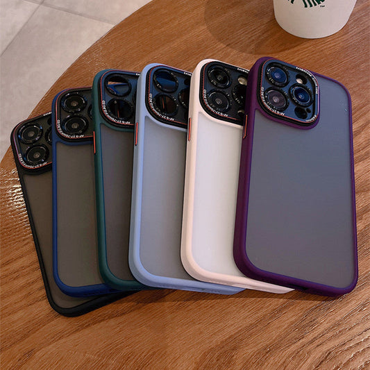 Metal Lens Circle Skin Feeling Matte Protective Cover Mobile Arcade Ltd