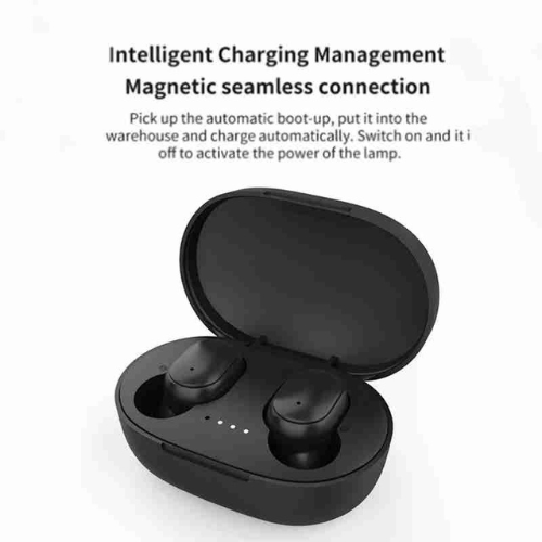A6S TWS Wireless Bluetooth Earphones with Mic & Noise Cancelling – Black Mobile Arcade Ltd