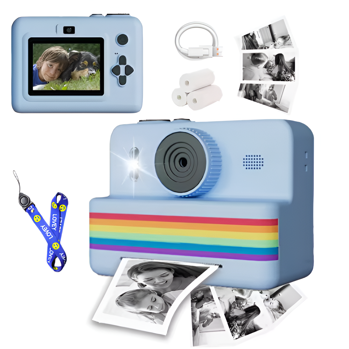 Kids Digital Camera with Instant Printer – 2.8" HD Photo & Video Toy Gift Mobile Arcade Ltd