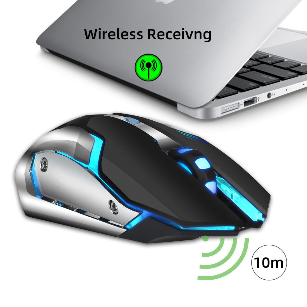 HXSJ new wireless mouse 2.4GPI gaming mouse glowing mouse Mobile Arcade Ltd