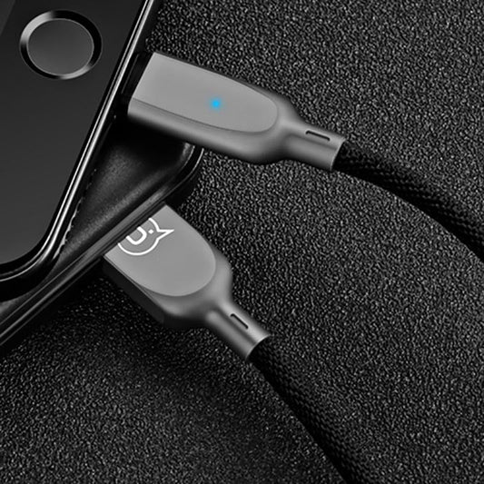 Intelligent Power-Off Lightning Cable – 8-Pin Charger for iPhone, 1.88m