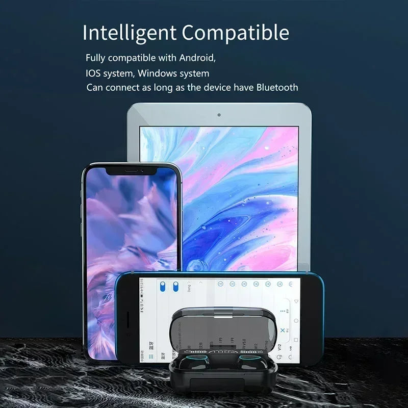 M10 Wireless Earbuds | HiFi Sound, Power Bank Case, BT Sports Headset Mobile Arcade Ltd
