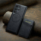 2-in-1 MagSafe Magnetic Leather Flip Wallet Case for Samsung S25 with Card Holder and Stand Function Mobile Arcade Ltd