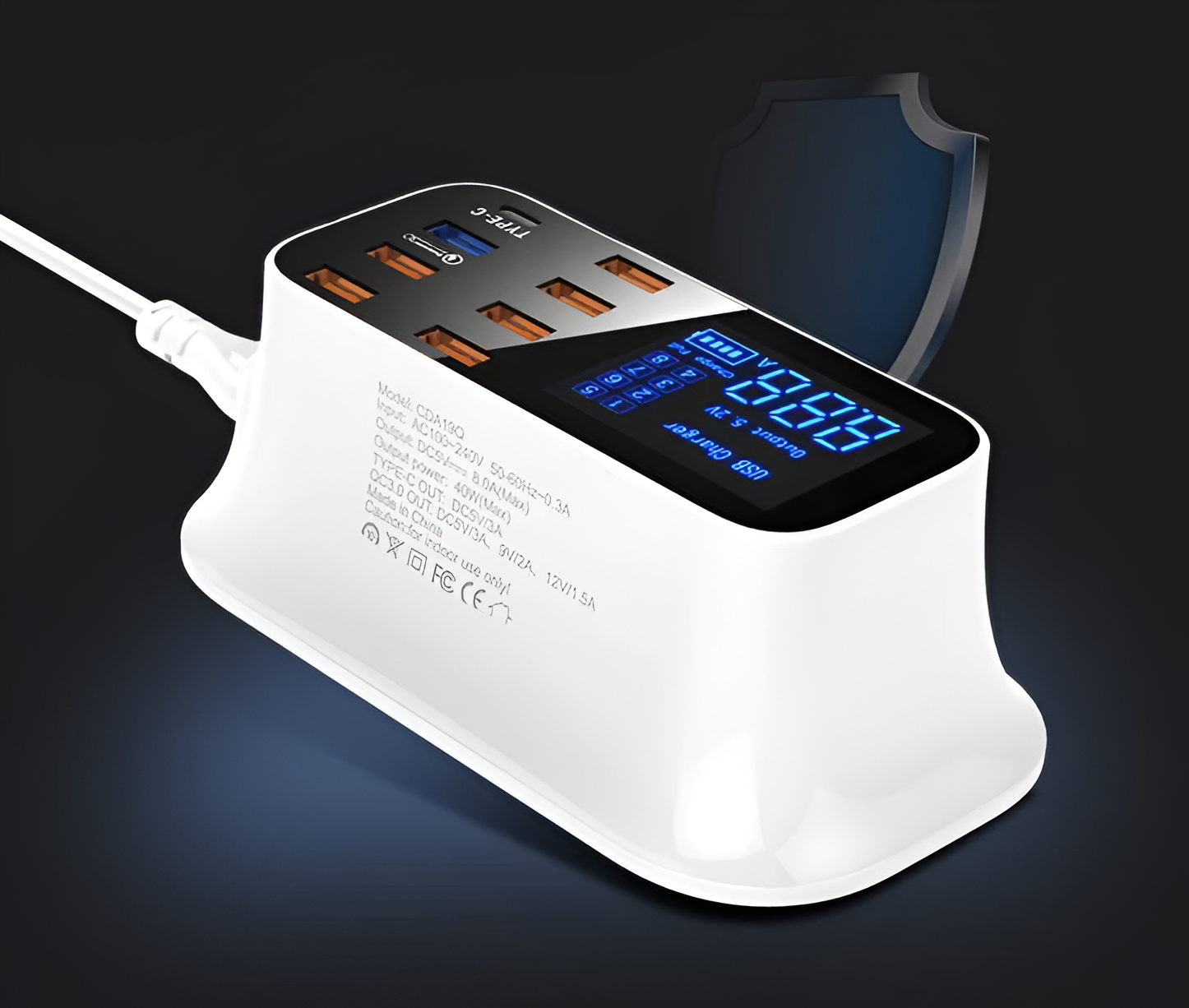 Quick Charge 3.0 Smart USB Charger Station - Fast Charging Multi-Port Adapter Mobile Arcade Ltd