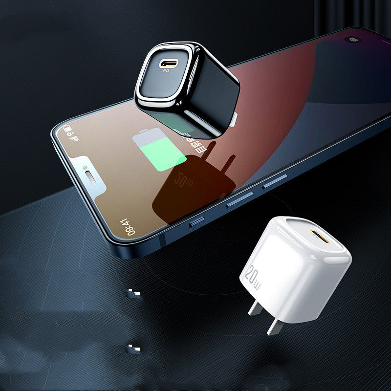 Compatible with Apple, Mini Portable Single Port PD Charger For IPhone12 Charging Head 20W Mobile Arcade Ltd