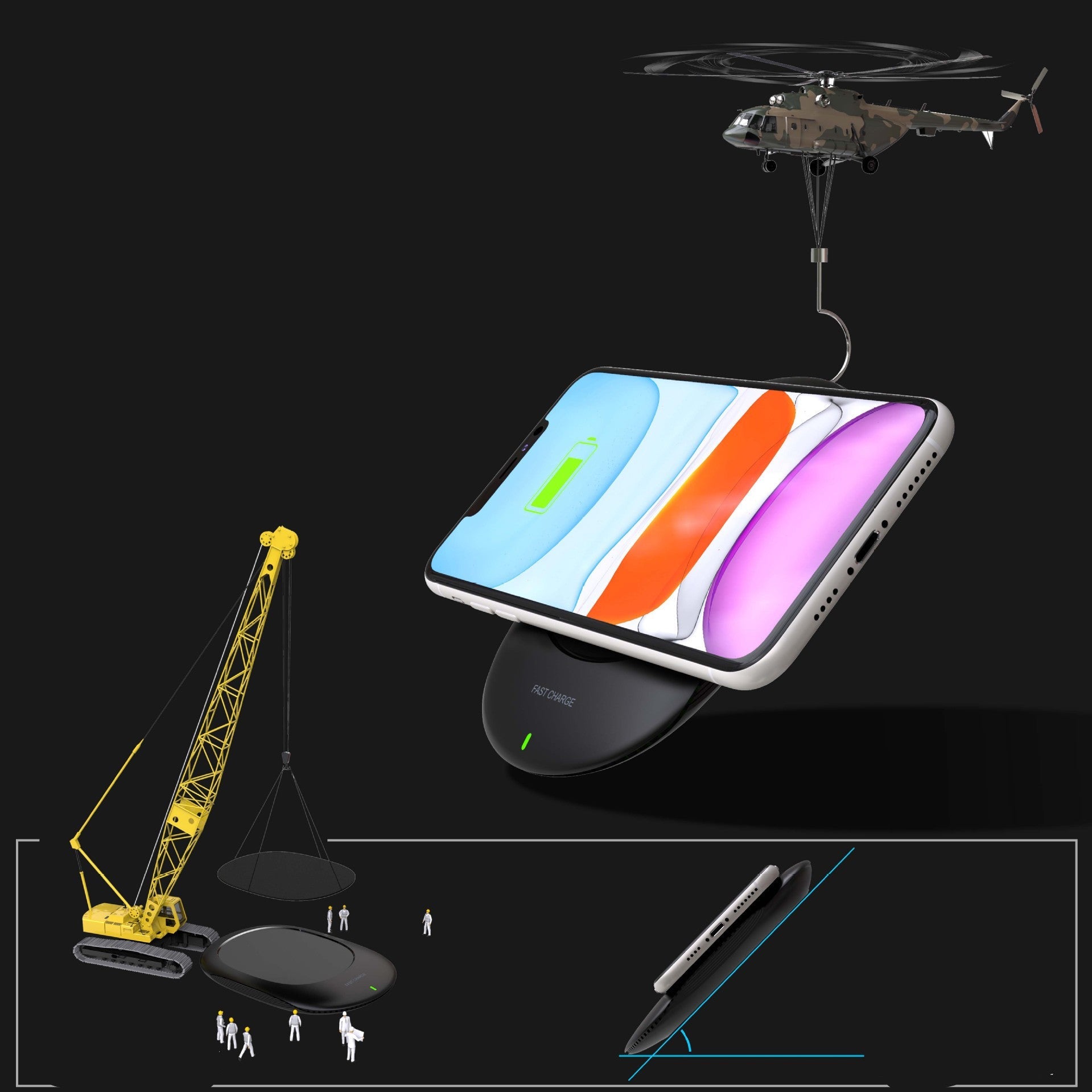 Apple 12 Huawei Super Running Fast Charging Wireless Charger Mobile Arcade Ltd