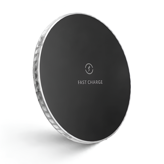 Round Wireless Charger Pad – Fast Charging for iPhone, Samsung & More