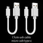 15cm Short Micro USB Cable Type C Mobile Phone Cables Fast Mobile Arcade Ltd