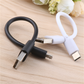 15cm Fast Charging USB Cable – Short Type-C & Micro USB Cable for Android