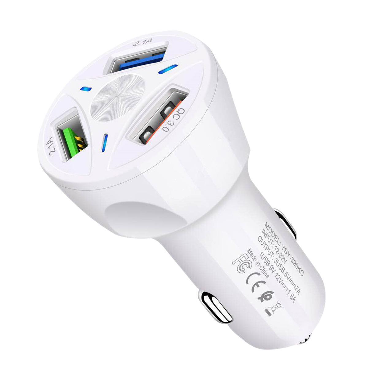 Fast Charge Car Charger One For Four Car Mobile Phone Charger Car Charger Mobile Arcade Ltd