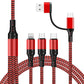 Fast Charging Five-in-one Data Cable, One For Three Charging Cables Mobile Arcade Ltd