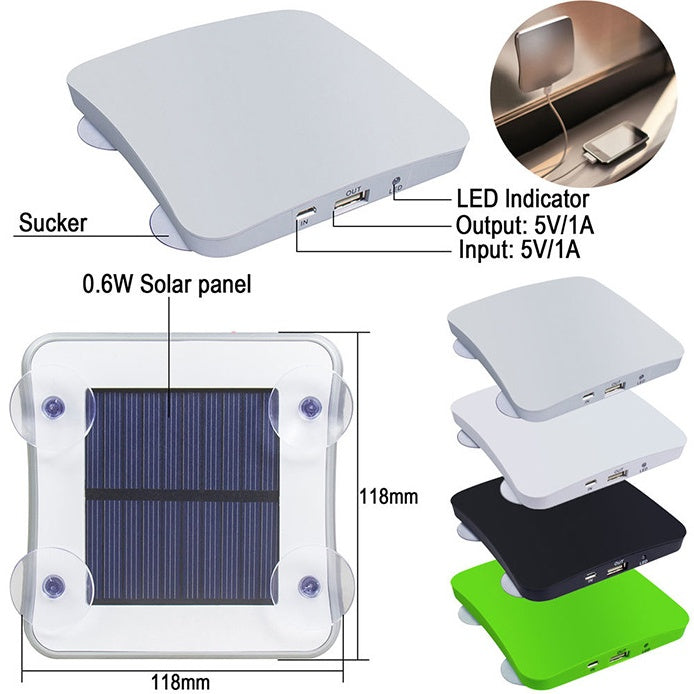Window Type Solar Mobile Power Bank – Portable Solar Charging Treasure Mobile Arcade Ltd