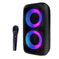 Portable Karaoke Bluetooth Speaker with FM Radio, Microphone & LED Light Show Mobile Arcade Ltd