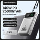 MOVESPEED M25Pro 25000mAh 140W PD3.1 Fast Charging Power Bank for Laptop
