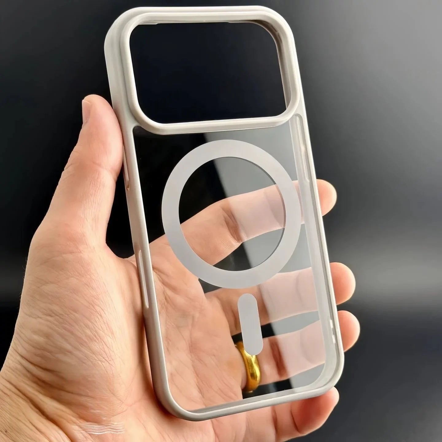 MagSafe Clear Case for iPhone 17, 17 Air, 17 Pro, Pro Max Transparent Acrylic