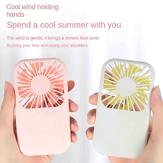 Mini Handheld USB Fan – Portable, Silent, Strong Wind, Random Colour Mobile Arcade Ltd
