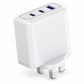 65W GaN Fast Charger 3-in-1 Multiport USB Charger PD Power Adapter Mobile Arcade Ltd