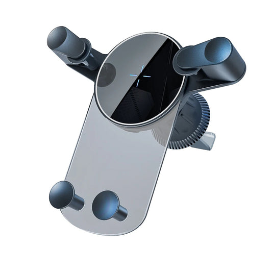 Car Wireless Charger & Phone Holder – Fast Charging for iPhone 17–12, Galaxy S25–S23