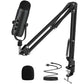 Haomuren USB Condenser Microphone Kit with Boom Arm for Streaming Mobile Arcade Ltd