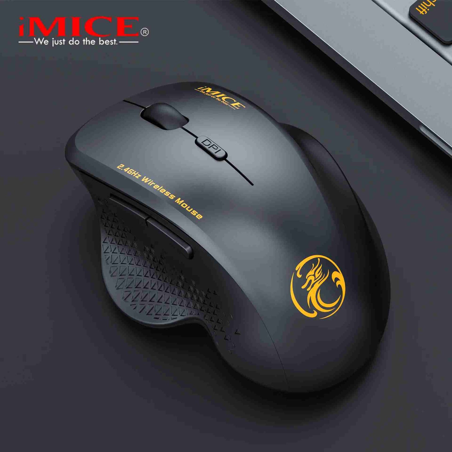 Wireless 2.4G Ergonomic Mouse 1600DPI for PC, Laptop & Macbook Mobile Arcade Ltd