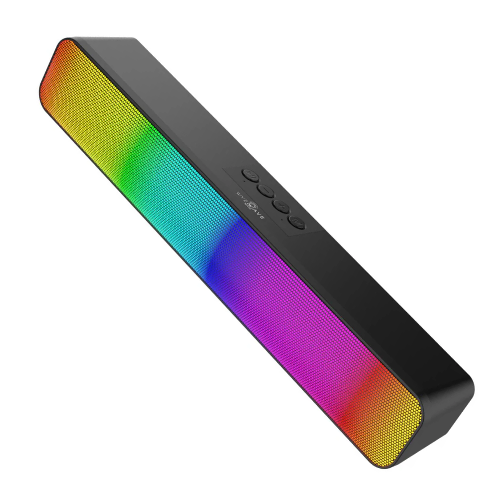 RGB Deep Bass Wireless Portable Speaker, USB-C, 7 Light Modes Mobile Arcade Ltd