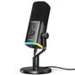 MAONO PD100X Dynamic Microphone with Noise Reduction & RGB Lighting