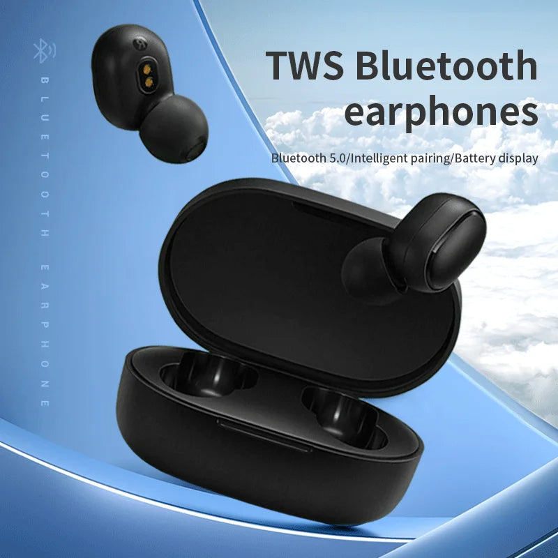 A6s TWS Bluetooth 5.0 Wireless Earphones with Mic & Stereo Sound Mobile Arcade Ltd
