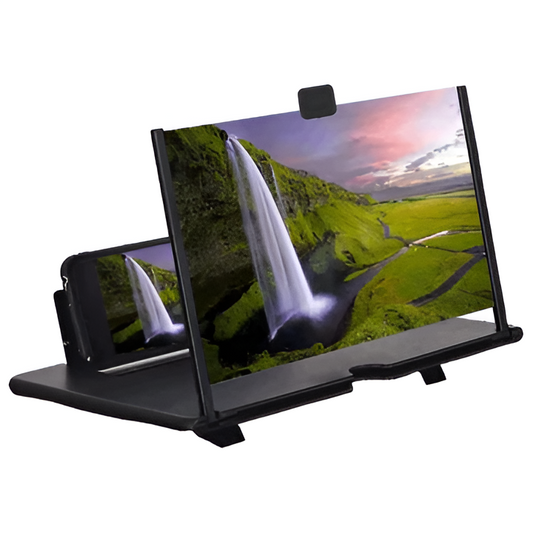 12/14 Inch 3D HD Foldable Phone Screen Magnifier – Portable Blu-ray Projector Mobile Arcade Ltd