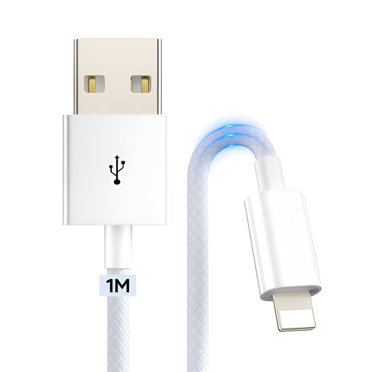 MFi Certified USB A to Lightning Cable 1M Nylon Braided for iPhone & iPad