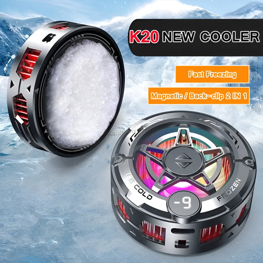 K20 Mobile Phone Gaming Cooler – Fast Semiconductor Fan for iOS & Android