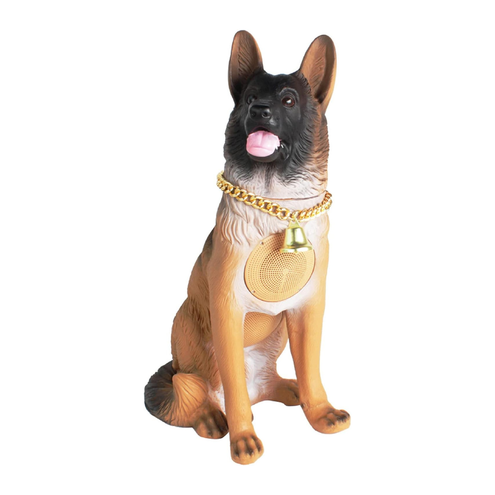 Super Big Shepherd Dog Wireless Speaker – CH-M233 with TWS, MIC & Deep Bass Mobile Arcade Ltd